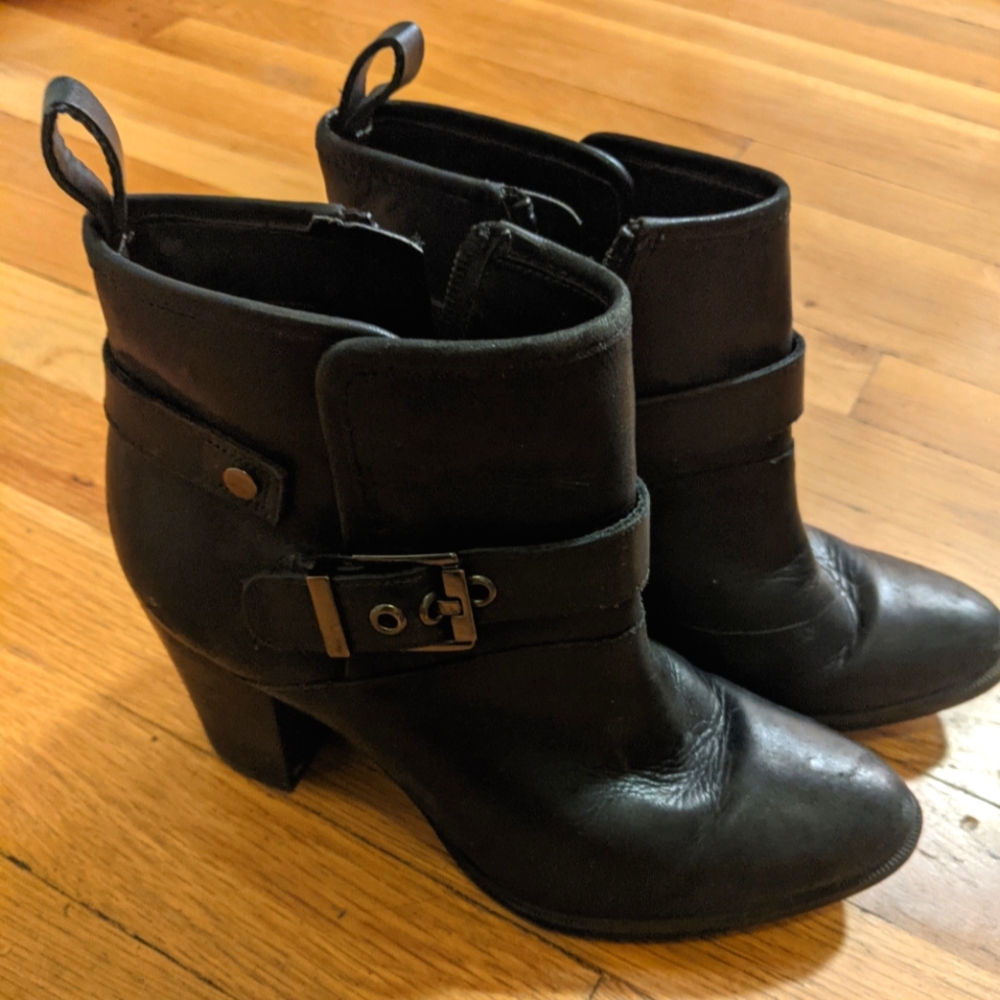 Franco Sarto black booties